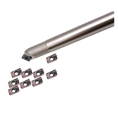 DAISHUJIE drehmeißel 1 Satz SSK C16 16 110 Anfasbohrer-Werkzeughalter, Bohrstange + 10 Stück APMT1135PDER-Einsätze mit Schraubenschlüssel, CNC-Drehwerkzeug DAISHUJIE drehmeißel 1 Satz SSK C16 16 110 Anfasbohrer-Werkzeughalter, Bohrstange + 10 Stück APMT1135PDER-Einsätze mit Schraubenschlüssel, CNC-Drehwerkzeug von DAISHUJIE