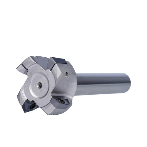 Planfräserkopf 1 STÜCK 25 mm 32 mm Integrierter rechtwinkliger Aluminium-Planfräser for Veredeln und Polieren, 12 mm Schaft, installierter Einsatz APKT1135(BAP300R-D32-H12-IN) von DAISHUJIE