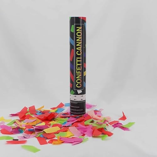 DAJASD Konfettikanonen schwarz, 5 Stück, 30 cm, Party-Popper, groß, biologisch abbaubar, Konfettikanone für Geburtstag, Hochzeit, Weihnachten, Party, Streiche, Neujahr, Abschlussfeier – einfach zu DAJASD Konfettikanonen schwarz, 5 Stück, 30 cm, Party-Popper, groß, biologisch abbaubar, Konfettikanone für Geburtstag, Hochzeit, Weihnachten, Party, Streiche, Neujahr, Abschlussfeier – einfach zu von DAJASD