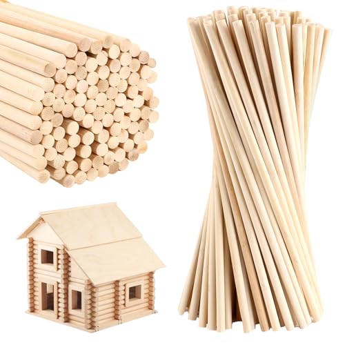 DAJAVE 100 Stück Holzstäbe zum Basteln 30cm x 8mm Zuckerwatte Stäbe, Holzleisten Lang Rundholz Natur Holzstab Bastelholz für Modellbau DIY Handwerk und Deko DAJAVE 100 Stück Holzstäbe zum Basteln 30cm x 8mm Zuckerwatte Stäbe, Holzleisten Lang Rundholz Natur Holzstab Bastelholz für Modellbau DIY Handwerk und Deko von DAJAVE