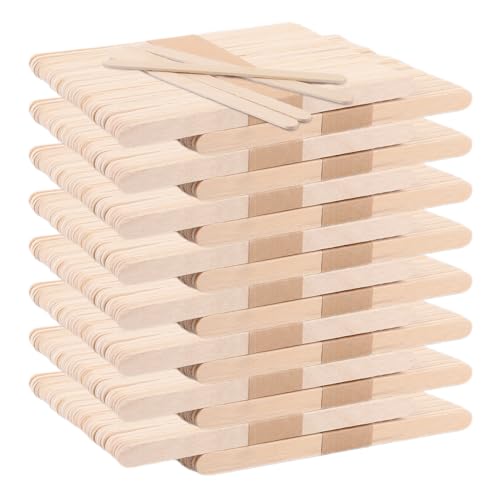 DAJAVE 800 Stück Holzstäbchen, 114×10×2mm Holzspachtel zum Basteln Holzeisstiele zum Basteln Popsicle Sticks Eisstiele aus Holz Bunt Natur Kosmetik Eisstiele Holz zum Backen Eisstäbe Holzeisstiele DAJAVE 800 Stück Holzstäbchen, 114×10×2mm Holzspachtel zum Basteln Holzeisstiele zum Basteln Popsicle Sticks Eisstiele aus Holz Bunt Natur Kosmetik Eisstiele Holz zum Backen Eisstäbe Holzeisstiele von DAJAVE