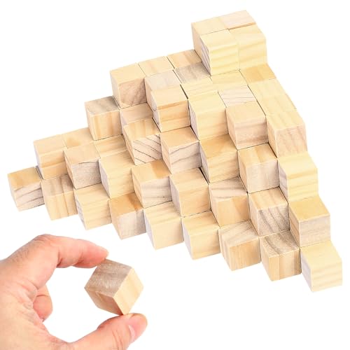 130 Stück Holzwürfel Blanko, 20 mm Kleine BastelKlötzchen zum Basteln, Quadratische Natürliche Holz Würfel Deko Holzblock für DIY Puzzle Stempel Zahlen Handwerk Dekoration 130 Stück Holzwürfel Blanko, 20 mm Kleine BastelKlötzchen zum Basteln, Quadratische Natürliche Holz Würfel Deko Holzblock für DIY Puzzle Stempel Zahlen Handwerk Dekoration von DAJMAIEZ