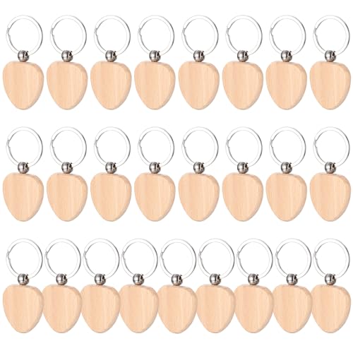 25 Stk Schlüsselanhänger Holz, Schlüsselanhänger Rohling, Personalisierte HerzformLeer Schlüsselanhänger Blanko Holzschlüsselringe zum Bemalen Beschriftbar für DIY Dekoration Geschenke Schlüsselbund 25 Stk Schlüsselanhänger Holz, Schlüsselanhänger Rohling, Personalisierte HerzformLeer Schlüsselanhänger Blanko Holzschlüsselringe zum Bemalen Beschriftbar für DIY Dekoration Geschenke Schlüsselbund von DAJMAIEZ