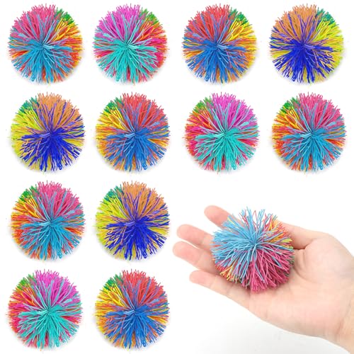 12 Stück Stringy Balls, Mitgebsel Kindergeburtstag, Stressball Kinder Wuschelball, Mitgebsel Kindergeburtstag 10 Jahre Stressabbau Spielzeug Anti Stress Spielzeug für Kinder 12 Stück Stringy Balls, Mitgebsel Kindergeburtstag, Stressball Kinder Wuschelball, Mitgebsel Kindergeburtstag 10 Jahre Stressabbau Spielzeug Anti Stress Spielzeug für Kinder von DAKLUNAR