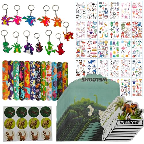 80 Stück Lebendig Einladungskarten Set, Niedlich Dino Einladungskarten mit Umschlägen, Aufklebern, Schlüsselanhänger, Slap Armbänder, Partyeinladungen für Jungen Geburtstagsfeier Gefälligkeiten 80 Stück Lebendig Einladungskarten Set, Niedlich Dino Einladungskarten mit Umschlägen, Aufklebern, Schlüsselanhänger, Slap Armbänder, Partyeinladungen für Jungen Geburtstagsfeier Gefälligkeiten von DALAETUS