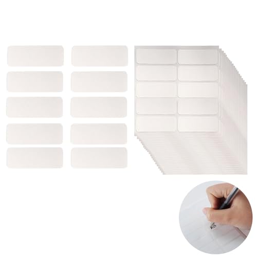 200 Stück Namensaufkleber, 4.5 * 1.5cm Wasserfeste Klebeetiketten, Personalisiert Namensaufkleber Aufkleber zum Markieren von Kleidung und Gegenständen für Kinder Schule Pflegeheim Kindertagesstätte 200 Stück Namensaufkleber, 4.5 * 1.5cm Wasserfeste Klebeetiketten, Personalisiert Namensaufkleber Aufkleber zum Markieren von Kleidung und Gegenständen für Kinder Schule Pflegeheim Kindertagesstätte von DALAETUS