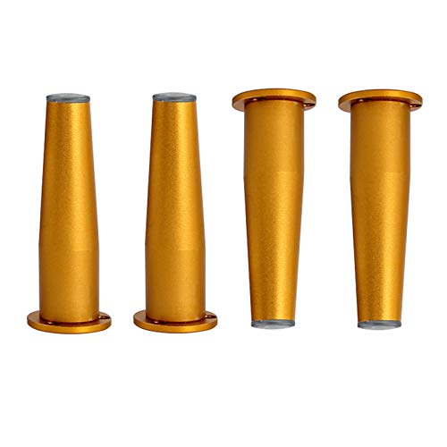 DAMOIFFP Stück verstellbare Möbelbeine, verdickte zylindrische Tischbeine, Möbelstützfüße aus Aluminiumlegierung, Schrankbeine mit Rutschfester Basis, für Badezimmer, Tisch und Sofa (Gold 1 DAMOIFFP Stück verstellbare Möbelbeine, verdickte zylindrische Tischbeine, Möbelstützfüße aus Aluminiumlegierung, Schrankbeine mit Rutschfester Basis, für Badezimmer, Tisch und Sofa (Gold 1 von DAMOIFFP