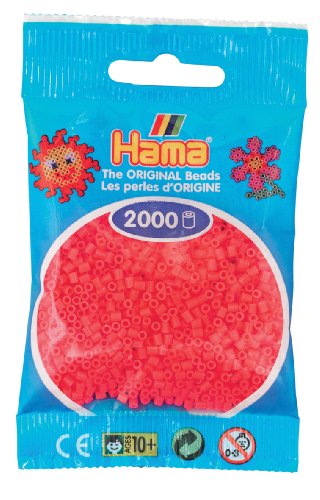 Desconocido Hama Beads Mini 2.5mm Kirsche (Cereza Flúor) von Hama