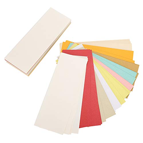 100pcs Metallic Shimmer Paper, Perleding Cardstock, Bastelpapier für Scrapbooking, Einladungen, Grußkarten, Verpackung von DANAIXZ
