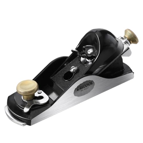 DANAIXZ Small Woodworking Planer, T10 Steel Cutter with Adjustable Angle, Ergonomic Hand Planer for Smooth Planing, Wood Board Trimming, Edges Planing DANAIXZ Small Woodworking Planer, T10 Steel Cutter with Adjustable Angle, Ergonomic Hand Planer for Smooth Planing, Wood Board Trimming, Edges Planing von DANAIXZ