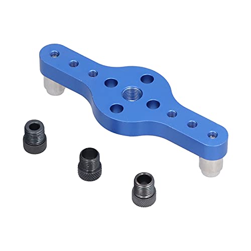 Dübel Jig Aluminiumlegierung anodiertes Erscheinungsbild präzises schnelles Selbstzentrum Dübel Jig -Kit für Holzbearbeitung DIY von DANAIXZ