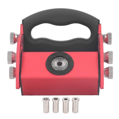 Profession elles Pocket Hole Jig Kit einstellbar 0 90 Grad Aluminium legierung Holz bearbeitung geneigte Loch Locator Dübel Jig für die Herstellung von Schrank möbeln mit 4 von DANAIXZ
