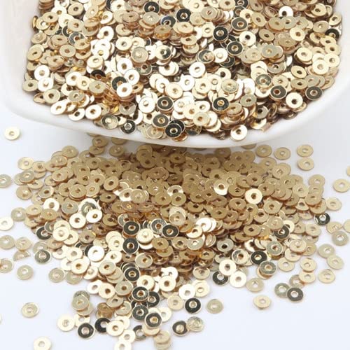 DANGAO 10g Paillette Pailletten 3mm 4mm 5mm 6mm PVC Flache Runde Lose Pailletten Pailletten Nähen Hochzeit Handwerk Kleidungsstücke Zubehör DANGAO 10g Paillette Pailletten 3mm 4mm 5mm 6mm PVC Flache Runde Lose Pailletten Pailletten Nähen Hochzeit Handwerk Kleidungsstücke Zubehör von DANGAO