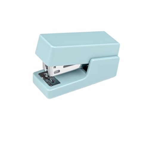 DANNMPX Hefter Büro-Standardhefter In Handflächengröße, Geeignet for Die Dekoration Von Studentenbüros Oder Heimbüchern Tacker BüRo(Blue) von DANNMPX