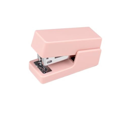 DANNMPX Hefter Büro-Standardhefter In Handflächengröße, Geeignet for Die Dekoration Von Studentenbüros Oder Heimbüchern Tacker BüRo(Pink) von DANNMPX