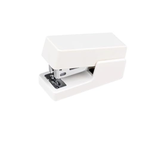 DANNMPX Hefter Büro-Standardhefter In Handflächengröße, Geeignet for Die Dekoration Von Studentenbüros Oder Heimbüchern Tacker BüRo(White) von DANNMPX