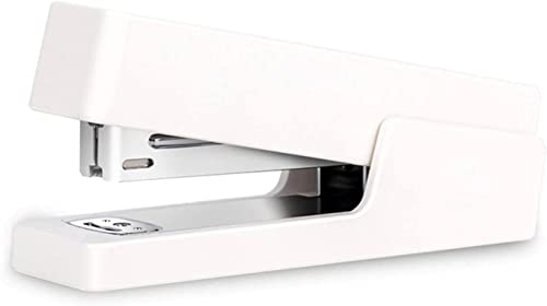 DANNMPX Hefter Desktop Hefter staat24 / 6 26/6 mit 1000 stück Heftklammern Papiertheft Maschine Mode Briefpapierbedarf Tacker BüRo(White) von DANNMPX