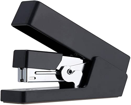 DANNMPX Hefter Heavy Duty Hefter müheloser Hefter 24/6 26/6 mit 1000 PCs Heftklammern Powersaving Paper Binding Mahine Schreibwaren Bürobedarf Tacker BüRo(Black with Staples) von DANNMPX