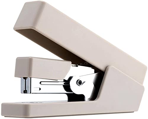 DANNMPX Hefter Heavy Duty Hefter müheloser Hefter 24/6 26/6 mit 1000 PCs Heftklammern Powersaving Paper Binding Mahine Schreibwaren Bürobedarf Tacker BüRo(Grey with Staples) von DANNMPX