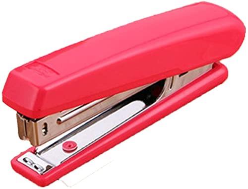 DANNMPX Hefter Hefter Büroschule liefert Stationery Papier Clip bindende Binder Book Office zubehör Tacker BüRo(Rood) von DANNMPX
