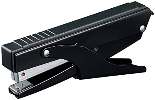 DANNMPX Hefter Metallhefter Fit Hochleistungspapier Zange Kapazität Tragbare Durable Büro Zubehör Hefter Home Warehouse Schreibwaren Tacker BüRo(A-Black) von DANNMPX