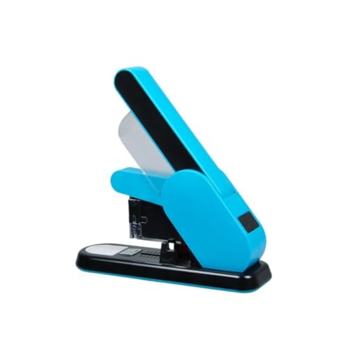 DANNMPX Hefter Schwerer, Moderner Desktop-Buchbuchungsautomat Mit Entspannter Hebelwirkung. Große Kommerzielle Büroprodukte Tacker BüRo(Blue) von DANNMPX