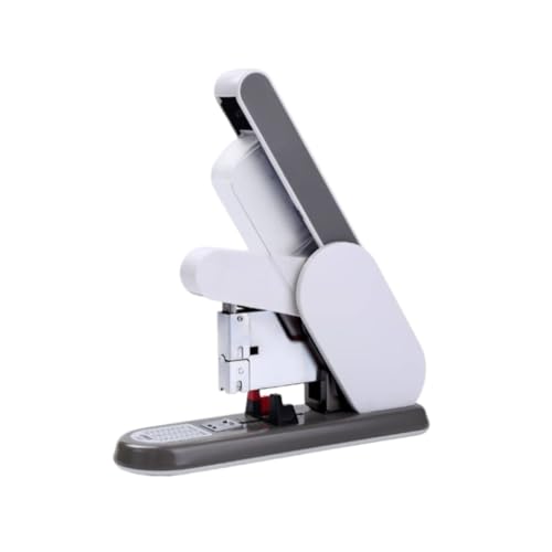 DANNMPX Hefter Schwerer, Moderner Desktop-Buchbuchungsautomat Mit Entspannter Hebelwirkung. Große Kommerzielle Büroprodukte Tacker BüRo(White) von DANNMPX