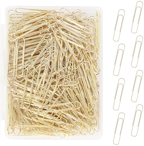 DANRONG Jumbo-Büroklammern, 5,1 cm, große Büroklammern, Edelstahl, Büroklammer für Papierarbeiten, Büro, Schule, Zuhause und persönlichen Gebrauch, goldfarben, 200 Stück DANRONG Jumbo-Büroklammern, 5,1 cm, große Büroklammern, Edelstahl, Büroklammer für Papierarbeiten, Büro, Schule, Zuhause und persönlichen Gebrauch, goldfarben, 200 Stück von DANRONG