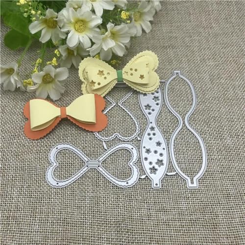 10,1 x 11,2 cm Schleife, Weihnachten, Metall-Stanzformen für Scrapbooking, dekorative Prägeschablone, Kartenherstellung 10,1 x 11,2 cm Schleife, Weihnachten, Metall-Stanzformen für Scrapbooking, dekorative Prägeschablone, Kartenherstellung von DAOTUNGWDHUO