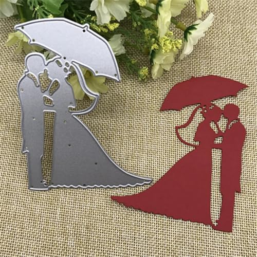 10,2 x 7,6 cm Hochzeitsserie, Metall-Stanzformen, Hochzeit, süßes Paar, Prägeschablone für Karten, Album, Scrapbooking, Dekoration, Kartenherstellung 10,2 x 7,6 cm Hochzeitsserie, Metall-Stanzformen, Hochzeit, süßes Paar, Prägeschablone für Karten, Album, Scrapbooking, Dekoration, Kartenherstellung von DAOTUNGWDHUO