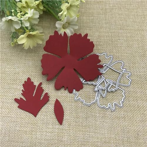 11,3 x 8,4 cm Blumen-Metall-Stanzformen, Bastelstempel, Prägeschablone, Kartenherstellungszubehör 11,3 x 8,4 cm Blumen-Metall-Stanzformen, Bastelstempel, Prägeschablone, Kartenherstellungszubehör von DAOTUNGWDHUO