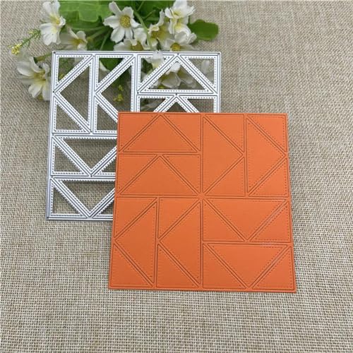 11,5 x 11,5 cm, geometrische Rahmen, Metall, Stanzformen für Scrapbooking, dekorative Prägeschablone, Kartenherstellung 11,5 x 11,5 cm, geometrische Rahmen, Metall, Stanzformen für Scrapbooking, dekorative Prägeschablone, Kartenherstellung von DAOTUNGWDHUO