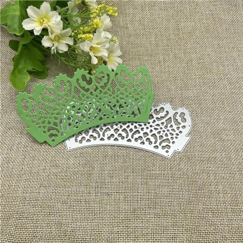 12,5 x 6,6 cm, Fransenspitze, Blumen, Metall-Stanzformen für Scrapbooking, dekorative Prägeschablone, Kartenherstellung 12,5 x 6,6 cm, Fransenspitze, Blumen, Metall-Stanzformen für Scrapbooking, dekorative Prägeschablone, Kartenherstellung von DAOTUNGWDHUO