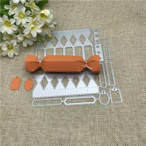 13,3 x 14,5 cm Süßigkeiten-Box, Hintergrund, Stempel, Metall-Stanzformen für Scrapbooking, dekorative Prägeschablone, Kartenherstellung 13,3 x 14,5 cm Süßigkeiten-Box, Hintergrund, Stempel, Metall-Stanzformen für Scrapbooking, dekorative Prägeschablone, Kartenherstellung von DAOTUNGWDHUO