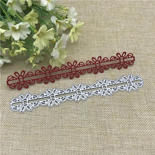 17,5 x 2,5 cm Schmetterlings-Spitzenrahmen, Metall-Stanzformen, Scrapbooking, Basteln, Stempel, Prägeschablone, Kartenherstellungszubehör 17,5 x 2,5 cm Schmetterlings-Spitzenrahmen, Metall-Stanzformen, Scrapbooking, Basteln, Stempel, Prägeschablone, Kartenherstellungszubehör von DAOTUNGWDHUO