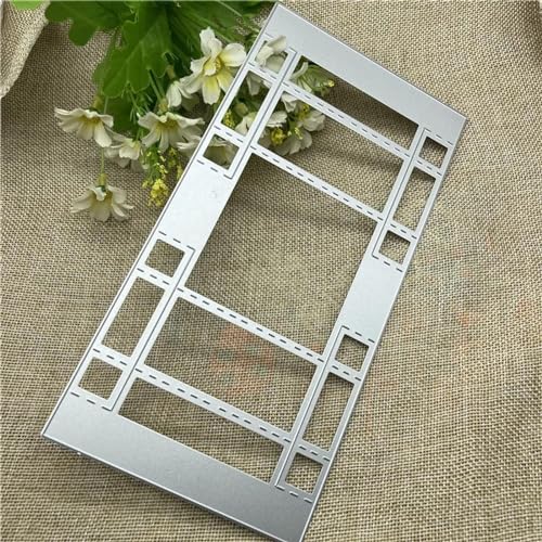 22,2 x 11,2 cm, 3D-gefaltet, ausgefallene Metall-Stanzform, Scrapbooking, Buch, Fotoalbum, Kunst, Kartenherstellung, Zubehör 22,2 x 11,2 cm, 3D-gefaltet, ausgefallene Metall-Stanzform, Scrapbooking, Buch, Fotoalbum, Kunst, Kartenherstellung, Zubehör von DAOTUNGWDHUO