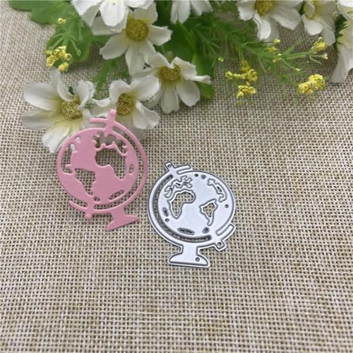 3,4 x 4,3 cm Globus-Rahmen-Hintergrund, Metall-Stanzformen für Scrapbooking, dekorative Prägeschablone, Kartenherstellung 3,4 x 4,3 cm Globus-Rahmen-Hintergrund, Metall-Stanzformen für Scrapbooking, dekorative Prägeschablone, Kartenherstellung von DAOTUNGWDHUO