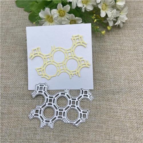 5,7 x 8 cm Wabenspitzen-Hintergrund, Metall-Stanzformen für Scrapbooking, dekorative Prägeschablone, Kartenherstellung 5,7 x 8 cm Wabenspitzen-Hintergrund, Metall-Stanzformen für Scrapbooking, dekorative Prägeschablone, Kartenherstellung von DAOTUNGWDHUO