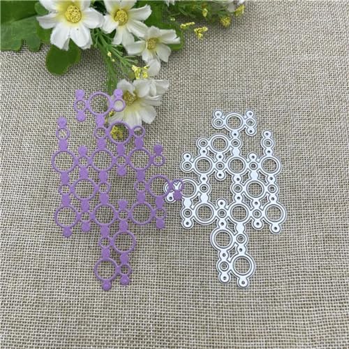 6,9 x 10,5 cm Kreise, Spitzenhintergrund, Metall-Stanzformen für Scrapbooking, dekorative Prägeschablone, Kartenherstellung 6,9 x 10,5 cm Kreise, Spitzenhintergrund, Metall-Stanzformen für Scrapbooking, dekorative Prägeschablone, Kartenherstellung von DAOTUNGWDHUO