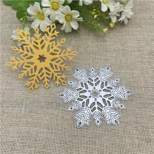 7,1 x 8,1 cm Schneeflocken-Spitzen-Hintergrund, Metall-Stanzformen für Scrapbooking, dekorative Prägeschablone, Kartenherstellung 7,1 x 8,1 cm Schneeflocken-Spitzen-Hintergrund, Metall-Stanzformen für Scrapbooking, dekorative Prägeschablone, Kartenherstellung von DAOTUNGWDHUO
