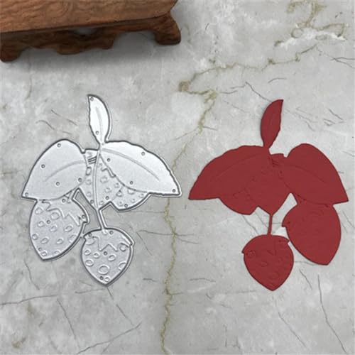 7,4 x 6,2 cm Erdbeer-Gruß-Stanzformen, Karten, Scrapbooking, Foto-Einladung, Dekoration, Kartenherstellungszubehör 7,4 x 6,2 cm Erdbeer-Gruß-Stanzformen, Karten, Scrapbooking, Foto-Einladung, Dekoration, Kartenherstellungszubehör von DAOTUNGWDHUO