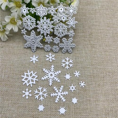 7,5 x 9 cm Weihnachts-Schneeflocken-Spitzen-Hintergrund, Metall-Stanzformen für Scrapbooking, dekorative Prägeschablone, Kartenherstellung 7,5 x 9 cm Weihnachts-Schneeflocken-Spitzen-Hintergrund, Metall-Stanzformen für Scrapbooking, dekorative Prägeschablone, Kartenherstellung von DAOTUNGWDHUO