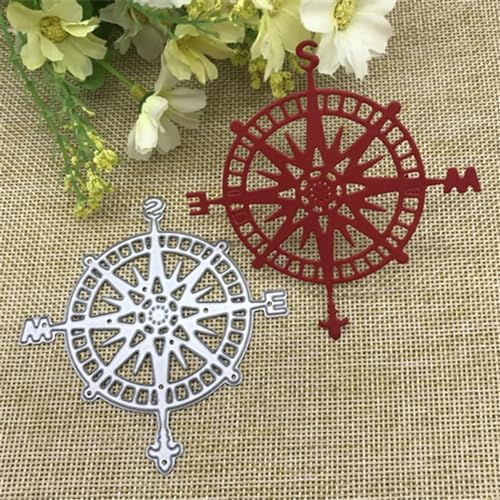 9,5 x 8,2 cm Kompassformen, Metall-Stanzformen, Schablone, Scrapbooking, Fotoalbum, Kartenprägung, Bastelzubehör 9,5 x 8,2 cm Kompassformen, Metall-Stanzformen, Schablone, Scrapbooking, Fotoalbum, Kartenprägung, Bastelzubehör von DAOTUNGWDHUO