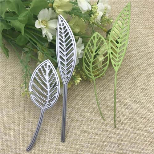 Metall-Stanzformen, 13,4 x 5,2 cm, Blätter, Scrapbooking, Basteln, Stempel, Prägeschablone, Kartenherstellungszubehör Metall-Stanzformen, 13,4 x 5,2 cm, Blätter, Scrapbooking, Basteln, Stempel, Prägeschablone, Kartenherstellungszubehör von DAOTUNGWDHUO