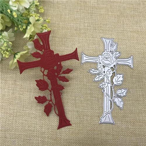 Metall-Stanzformen, 7,8 x 12,7 cm, Kreuzrankenbordüre, Scrapbooking, Bastelstempel, Prägeschablone, Kartenherstellungszubehör Metall-Stanzformen, 7,8 x 12,7 cm, Kreuzrankenbordüre, Scrapbooking, Bastelstempel, Prägeschablone, Kartenherstellungszubehör von DAOTUNGWDHUO