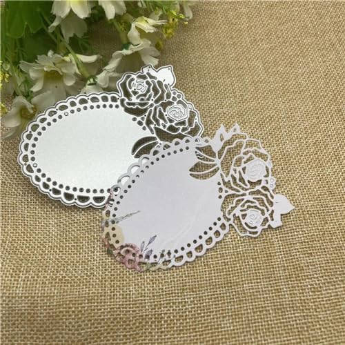 Metall-Stanzformen für Scrapbooking, dekorative Prägeschablone, Kartenherstellung, 6,1 x 9,7 cm, Rosen Metall-Stanzformen für Scrapbooking, dekorative Prägeschablone, Kartenherstellung, 6,1 x 9,7 cm, Rosen von DAOTUNGWDHUO
