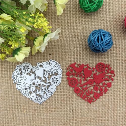 Metall-Stanzformen in Herzform, 6,8 x 5,8 cm, für Scrapbooking, Prägeschablonen, Kartenherstellung Metall-Stanzformen in Herzform, 6,8 x 5,8 cm, für Scrapbooking, Prägeschablonen, Kartenherstellung von DAOTUNGWDHUO