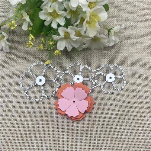 Metall-Stanzformen mit Blumenrahmen, Schablonen für Scrapbooking, dekorative Prägeschablone, Kartenherstellung, 4,6 x 11,9 cm Metall-Stanzformen mit Blumenrahmen, Schablonen für Scrapbooking, dekorative Prägeschablone, Kartenherstellung, 4,6 x 11,9 cm von DAOTUNGWDHUO