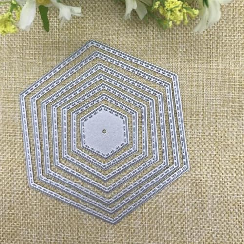 Polygon-Metall-Stanzformen, 10,3 x 9 cm, Scrapbooking, Prägeschablone, lustige Dekoration, Hochzeitsvorlage, Basteln, Kartenherstellung Polygon-Metall-Stanzformen, 10,3 x 9 cm, Scrapbooking, Prägeschablone, lustige Dekoration, Hochzeitsvorlage, Basteln, Kartenherstellung von DAOTUNGWDHUO