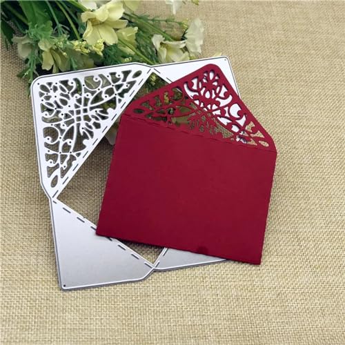 Rechteckige Metall-Stanzformen für Scrapbooking, Alben, Papierkarten, dekoratives Handwerk, Kartenherstellung, 12,8 x 13 cm Rechteckige Metall-Stanzformen für Scrapbooking, Alben, Papierkarten, dekoratives Handwerk, Kartenherstellung, 12,8 x 13 cm von DAOTUNGWDHUO